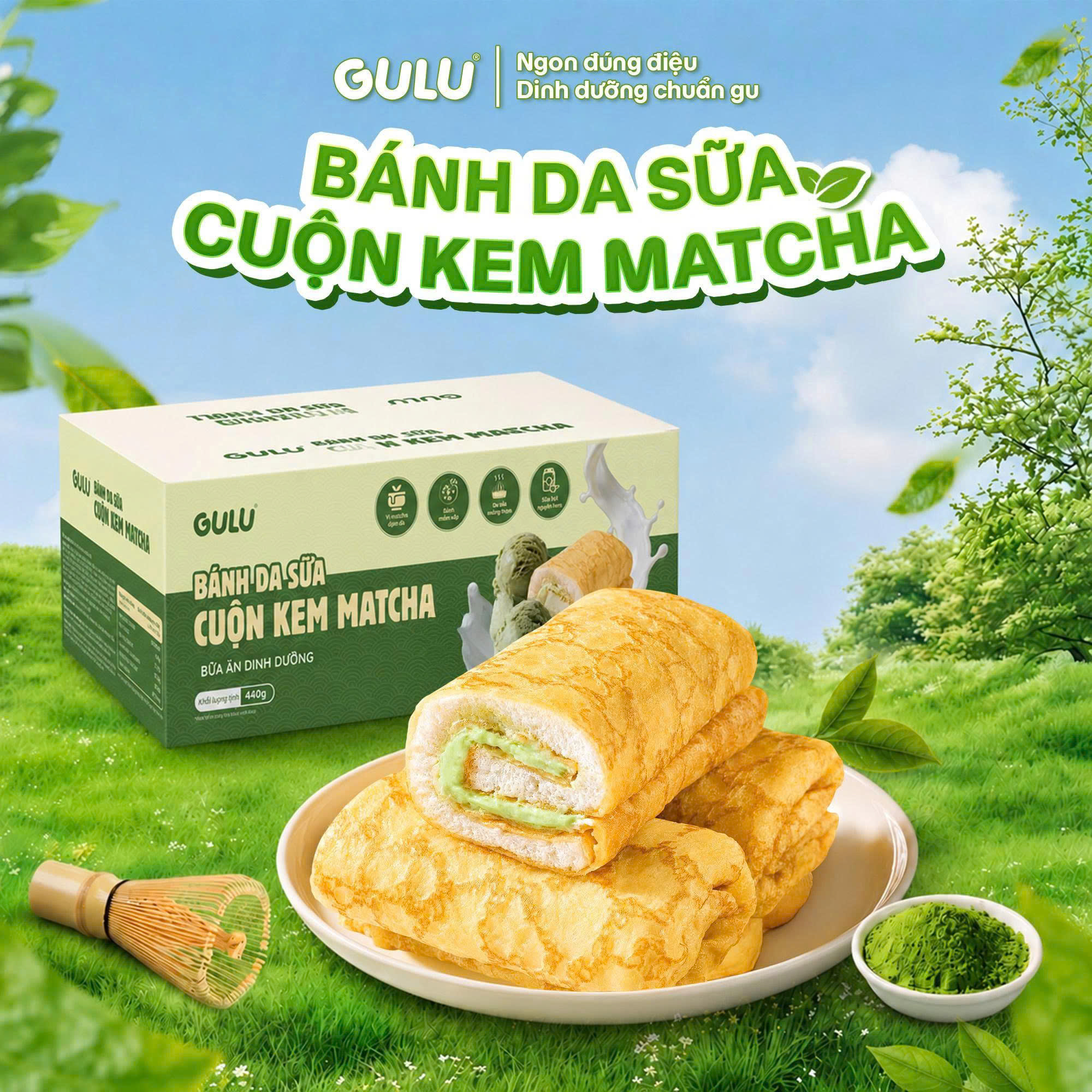 bánh matcha